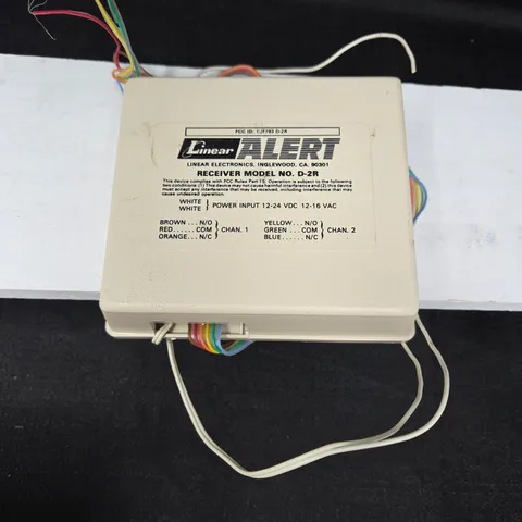 Linear Alert Security System D-2R Receiver Only Used Good Shape See Pics