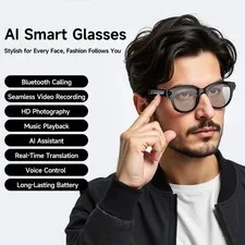 AI Smart Glasses Camera Video Recording AI Photo Recognition Bluetooth Call Smar