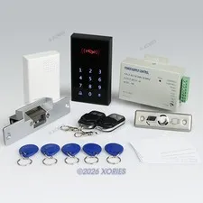 New RFID Access Control System Kit Set With Door Strike Lock+ 2Remote Controls