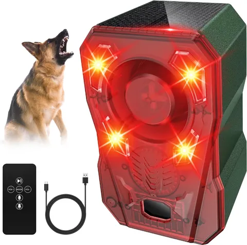 Solar Motion Sensor Alarm Outdoor, 130Db Loud Siren & Strobe Light, Waterproof S