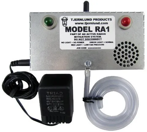 RA1 Radon Fan Failure Alarm - Essential Safety for Radon Mitigation Systems