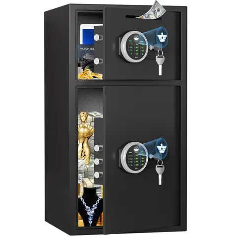 6.6 Cuft Extra Digital Large Safe Box, Home Safe with Deposit Slot & Alarm