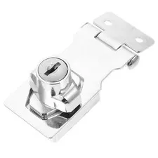 Keyed Hasp Locks Stainless Steel Safety Lock Keyed Locking Hasp for Cabinets