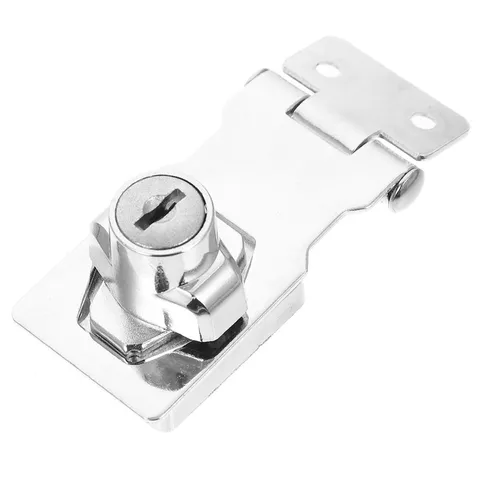 Keyed Hasp Locks Stainless Steel Safety Lock Keyed Locking Hasp for Cabinets