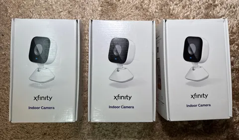 (X 3) Xfinity Xcam3 Indoor Wireless Security Camera White NEW!!
