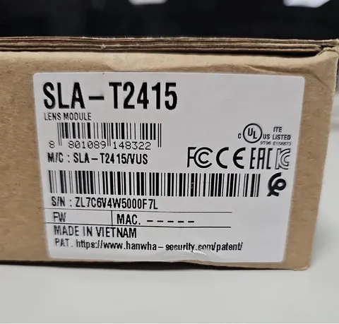 Wisenet Fixed Lens Module Surveillance SLA-T2415 Genuine OEM