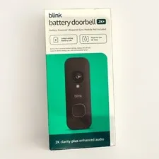 Blink Wireless Video Doorbell Newest Model 2K+ video doorbell, 2K resolution New