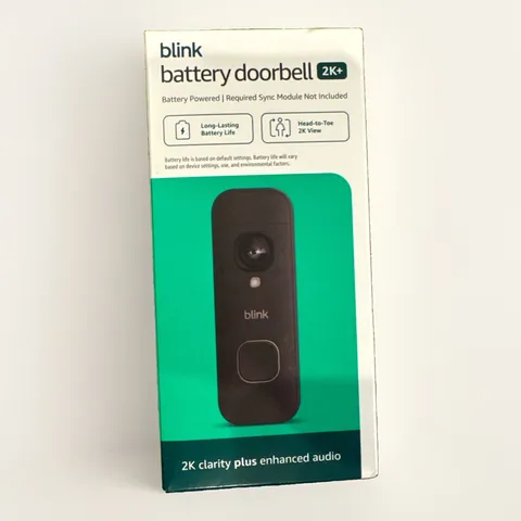 Blink Wireless Video Doorbell Newest Model 2K+ video doorbell, 2K resolution New