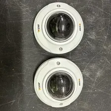 2x AXIS M3044-V Mini Dome Network IP Security Cameras PoE 0802-001-03