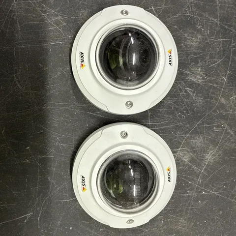 2x AXIS M3044-V Mini Dome Network IP Security Cameras PoE 0802-001-03