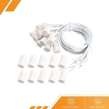 10 x RC-33 NC Recessed Wired Window Contact Sensor Alarm Magnetic Reed Switch