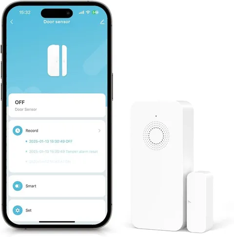 Zigbee Wireless Door and Window Alarm Sensor,120Db Requires  Hub (Not 3Rd-Party)