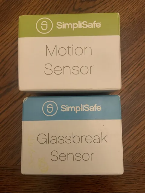 SimpliSafe 1st Generation Motion Detector Sensor & Glass break Sensor Lot