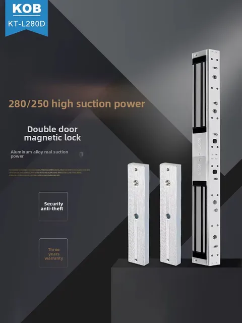 access control magnetic lock 280kg double door delay feedback waterproof electri