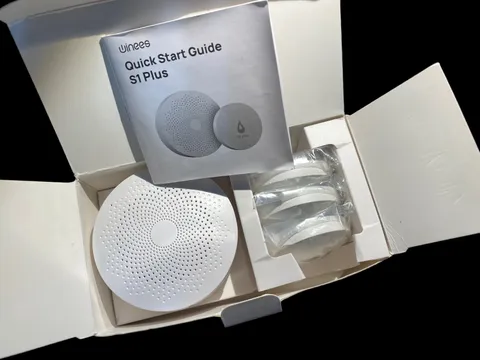 Winees WiFi Water Leak Detector, 3 Pack Water Sensors with 100dB Adjustable Alar