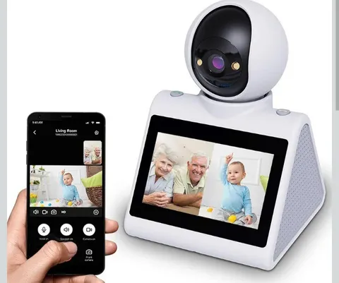 Two Way Video Camera,Dual-Band(5G/2.4G)Indoor Home Security Cameras,Baby Motion