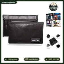 Compact Fireproof Money Bag Set - Protect Passport, Keys & More Safely