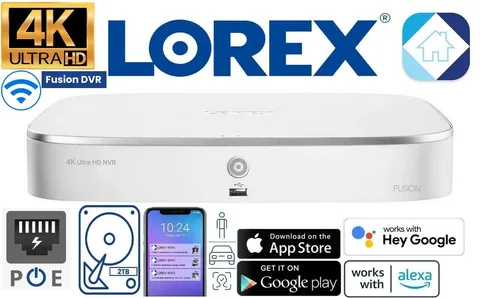 🔥 Lorex N845A62 NVR 4K 16 Camera Capable 8 Wired CH & 8 Fusion Wi-Fi 2TB NEW🔥