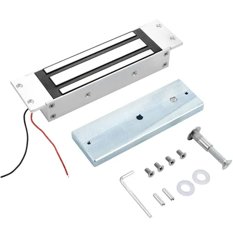 Electromagnetic Door Lock Weatherproof 12V DC Fail-Safe, 1100LBS Holding Forc...