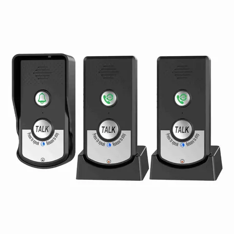 Wireless Doorbell Intercom Rechargeable Smart Intercom Doorbells For Home R PVPN