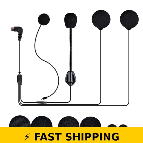Fodsports FX6 FX6S Motorcycle Bluetooth Intercom Accessories