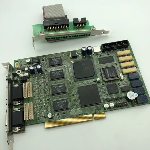 16CH CCTV PCI DVR Capture Board Xilinx Dual VGA 4x Techwell TW2804 # CP-H1200607