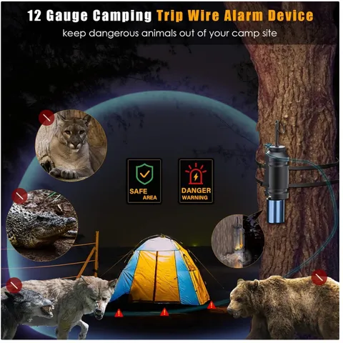 12 Gauge Trip Alarm - Early Warning Security - 4 Pk