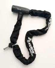 Master Lock 8391BLKEC Hardened Steel Keyed Bike Chain Lock 3ft