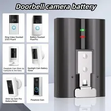 Rechargeable Battery Pack For V4 Ring Video Doorbell 2/3/4 Quick Release