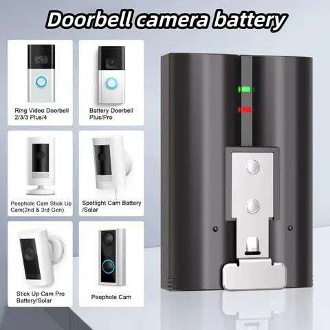Rechargeable Battery Pack For V4 Ring Video Doorbell 2/3/4 Quick Release