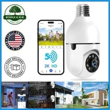 Outdoor Dome Camera with Night Vision and Two-Way Talk for Home Security