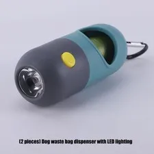 Multifunction Hook Dog Poop Bag Dispenser Suitable for Camping and Hiking Trip