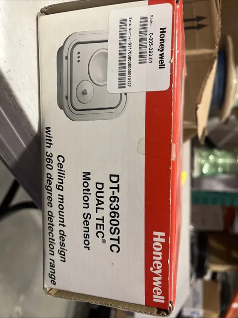 Honey Well DT-6360STC Dual Tec Motion Sensor