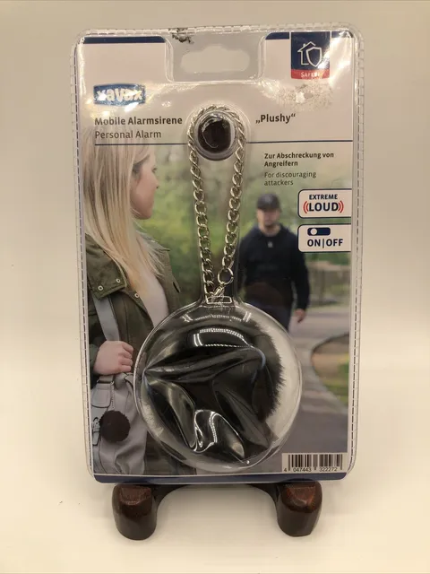NEW XAVAX Plush Emergency Key Chain Personal Alarm 100 Decibels