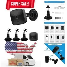 Hassle-Free Adjustable Mounts for Blink Cameras - 3 Pack, Indoor/Outdoor
