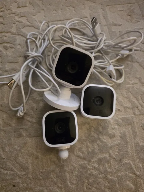 Blink Wired 1080p IP Security Cameras Lot of 3 Indoor 
