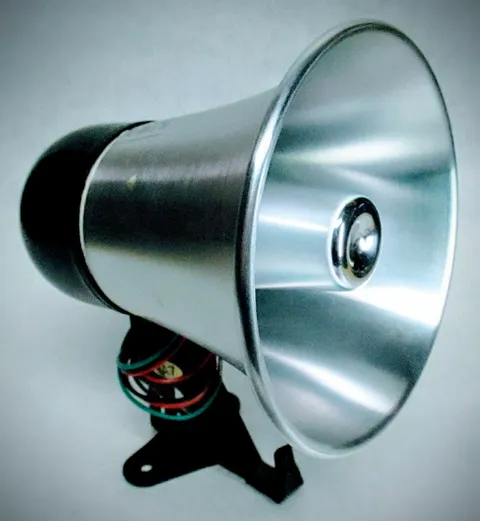 Safe House 49-488D Dual-Sound Electronic Siren with Exterior Mounting Box. NOS