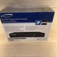 Speco 4CH 2TB 4K H.265 NVR PoE NDAA Compliant Smart Analytics N4NRN2TB 4 Channel