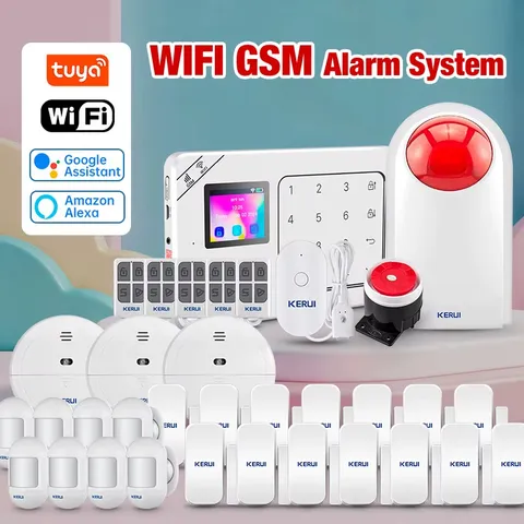 W181 Wireless Anti-Theft Alarms WiFi GSM Home Alarm System 433MHZ Tuya Smart Lif