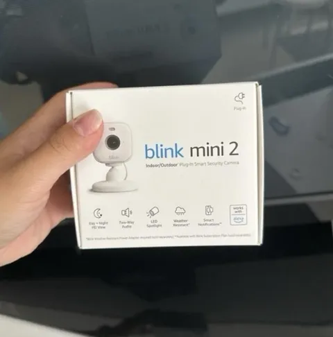Blink Mini 2 Security Camera Webcam 1080p Home Pet Cam With Mic