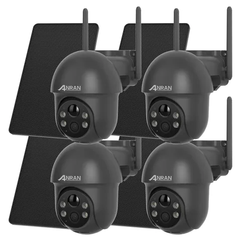 ANRAN 3MP Wireless Security Camera Solar Battery Powered WiFi Home Outdoor Audio