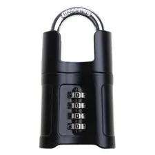 4 Digit Combination Lock Weatherproof Padlock Heavy Duty High Security Padlock