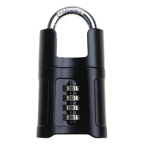 4 Digit Combination Lock Weatherproof Padlock Heavy Duty High Security Padlock