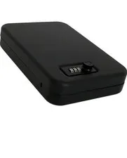 AmazonBasics Portable Security Case Lock Box Safe, Combination Lock, Large