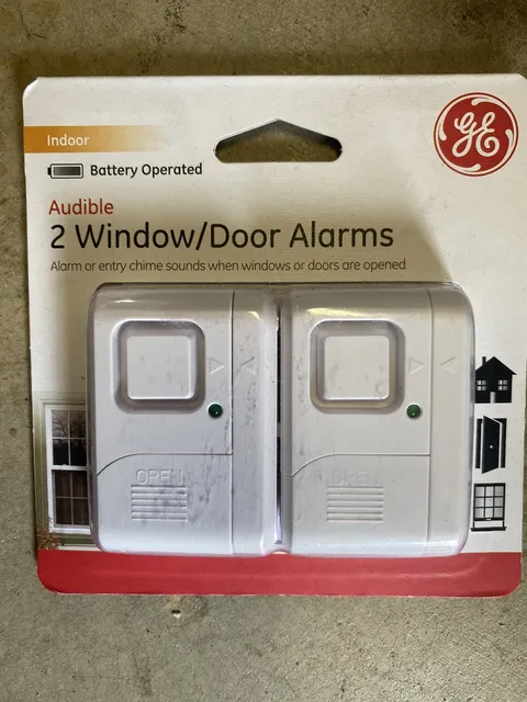 Brand New Sealed GE - 2 Indoor Window Door Alarm Sensor Model 