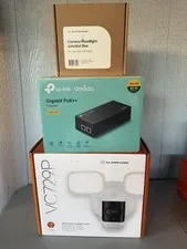 Alarm.com VC729P 4MP Outdoor Floodlight Camera, Two-Way Audio, Analytics