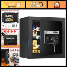 Fireproof Waterproof Safe Box 1.3 Cuft Digital Security Safe for Home, Anti-Thef