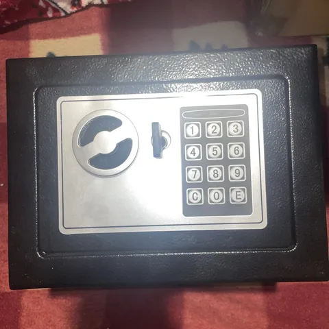 Twin Bar Digital And Key Lock Entry Steel Safe Lock Box For Jewelry Money  Ect. 