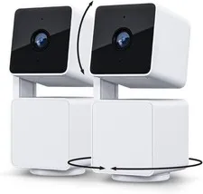 WYZE Cam Pan v3 1080p Outdoor IP65 2-Pack Color Night Vision Alexa