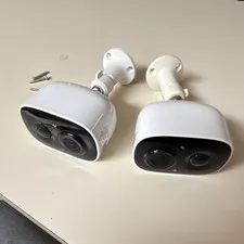 2-Pack Wireless IP/Network Surveillance Cameras White Indoor/Outdoor Color